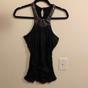 Express snake print top